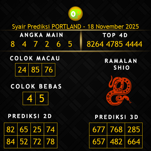 Prediksi Portland Hari Ini 18-november-2025