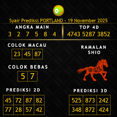 Prediksi Portland Hari Ini 19-november-2025