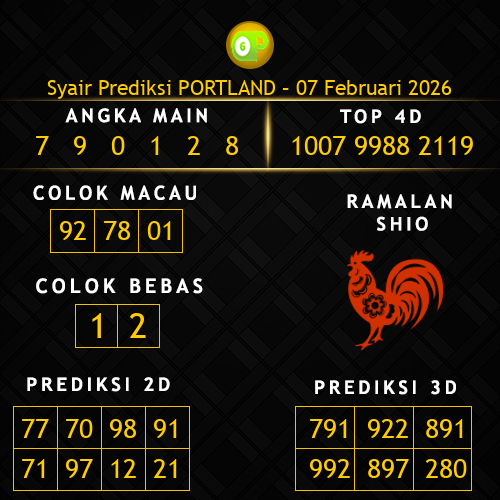 Prediksi Portland Hari Ini 7-februari-2026