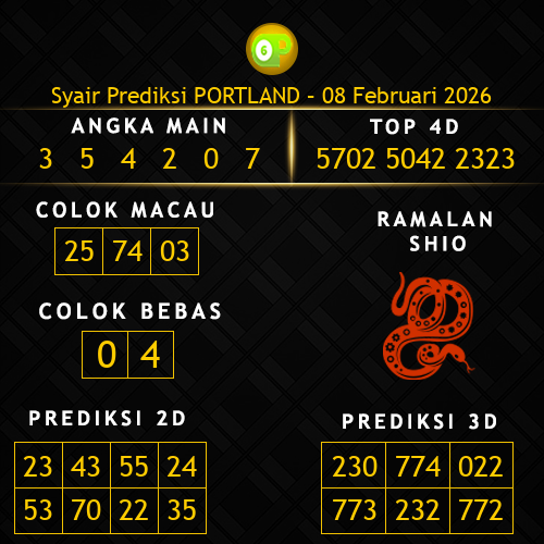 Prediksi Portland Hari Ini 8-februari-2026