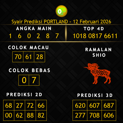 Prediksi Portland Hari Ini 12-februari-2026