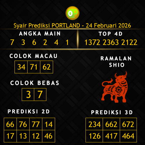 Prediksi Portland Hari Ini 24-februari-2026