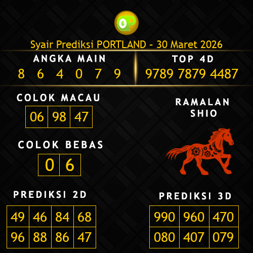 Prediksi Portland Hari Ini 30-maret-2026