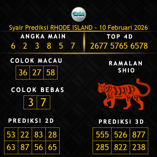 Prediksi Rhode Island Hari Ini 10-februari-2026