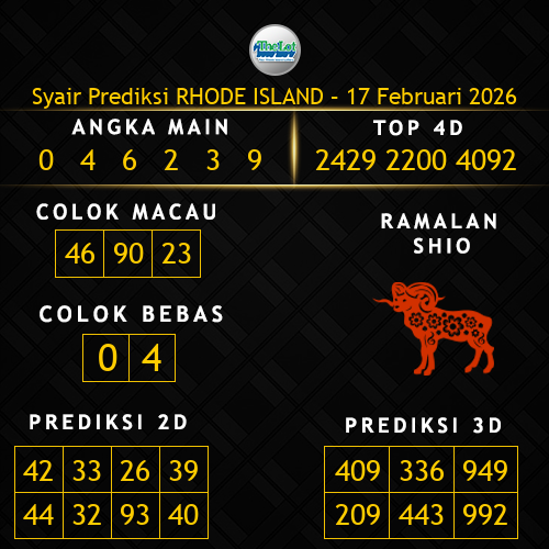 Prediksi Rhode Island Hari Ini 17-februari-2026