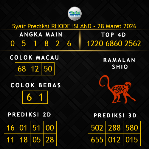 Prediksi Rhode Island Hari Ini 28-maret-2026