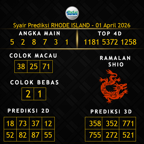 Prediksi Rhode Island Hari Ini 1-april-2026