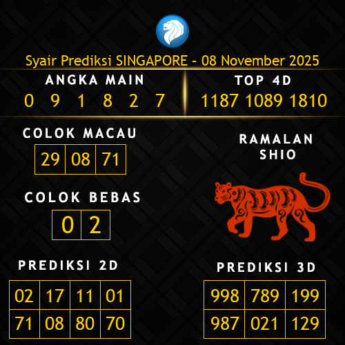 Prediksi Singapore Hari Ini 8-november-2025