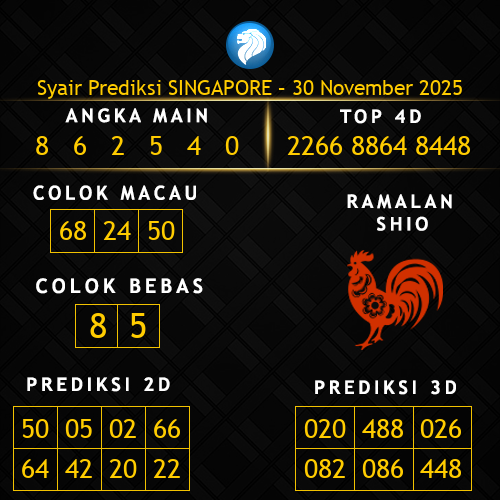 Prediksi Singapore Hari Ini 30-november-2025