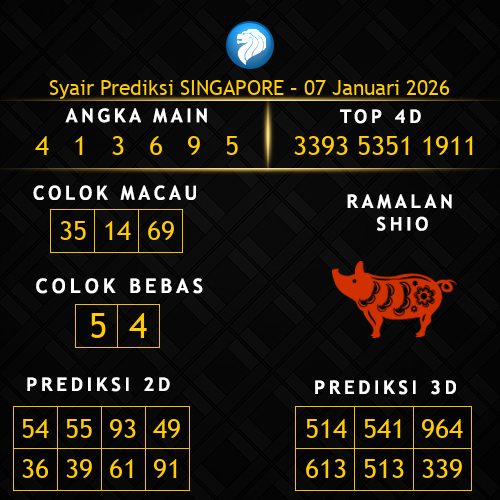 Prediksi Singapore Hari Ini 7-januari-2026