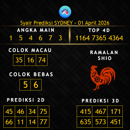 Prediksi Sydney Hari Ini 1-april-2026
