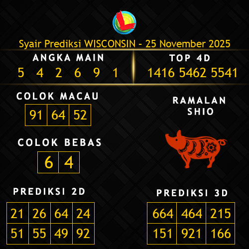 Prediksi Wisconsin Hari Ini 25-november-2025