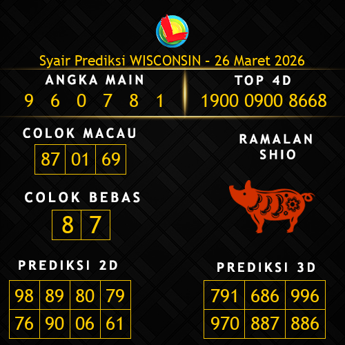 Prediksi Wisconsin Hari Ini 26-maret-2026